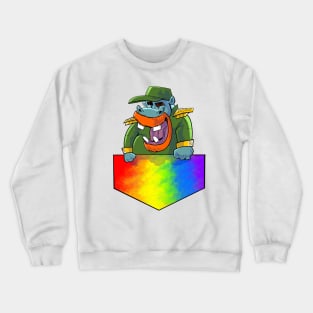 hippo island Crewneck Sweatshirt